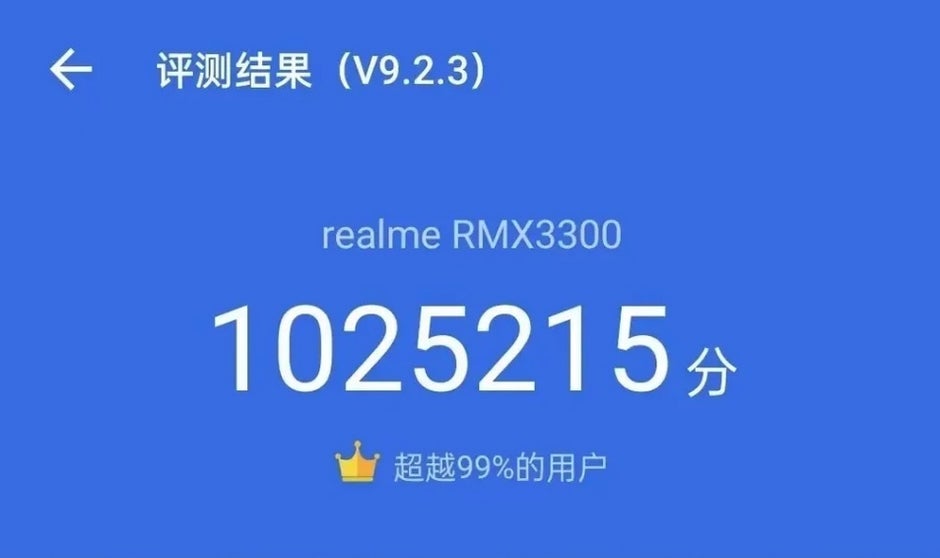 The Realme GT 2 Pro has the highest AnTuTu score of all time for a smartphone with a tally over one million - 5G Realme GT 2 Pro sets benchmark record; device to sport Snapdragon 8 Gen. 1 chipset
