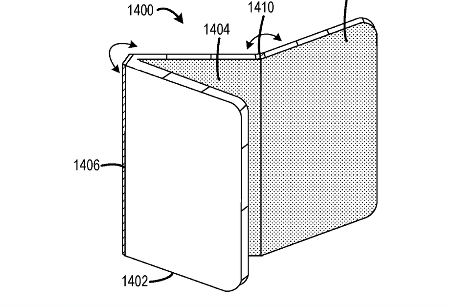 The new Microsoft patent - The Microsoft Surface Duo 3 could actually be a Trio with a double-folding design
