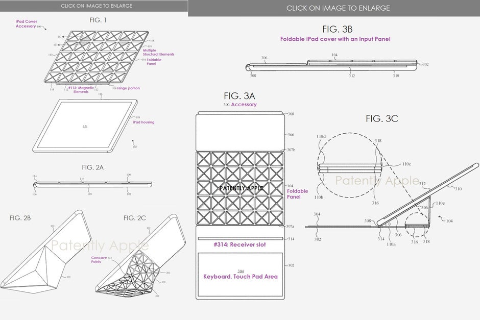 Apple patents iPad cover that can morph into infinite shapes