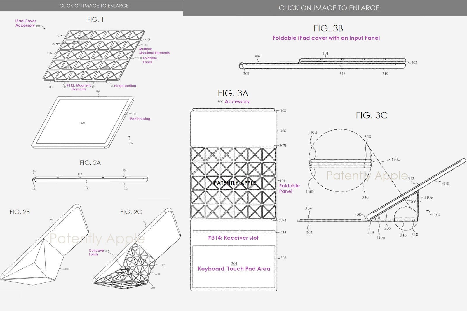Apple patents iPad cover that can morph into different shapes