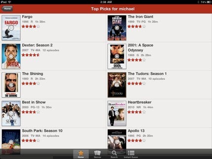 Netflix quietly updates their iPad app