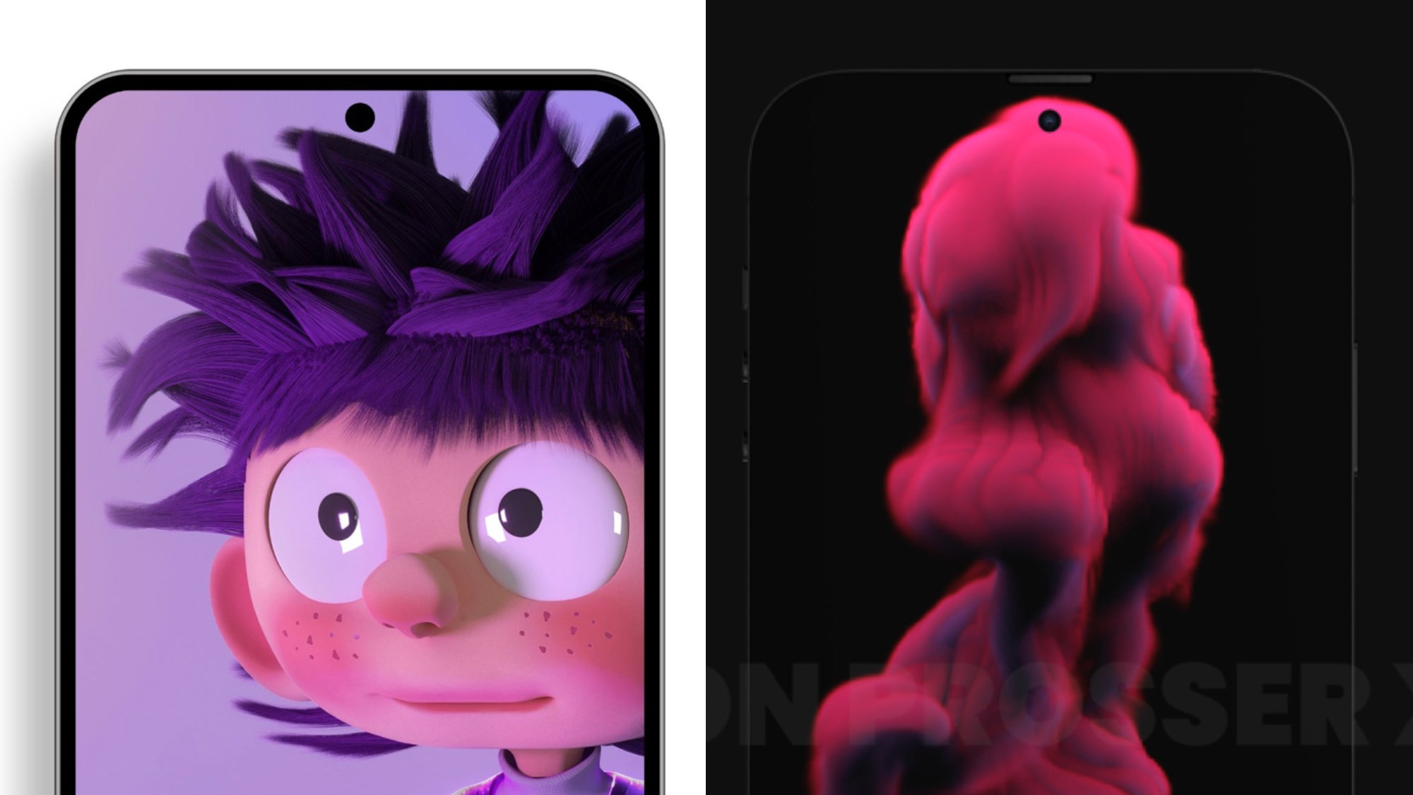 Alleged Galaxy S22 renders (left) vs iPhone 14 Pro renders (right). More similar than you&#039;d think? - Eat an Apple, Android users: Your 2022 phone might look and feel like an iPhone