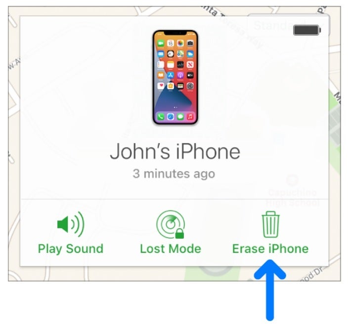 can you track an iphone that is dead