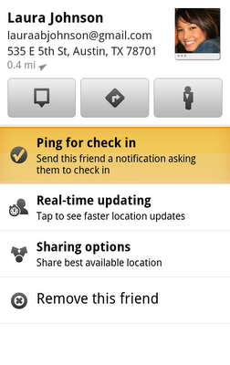 Instead of sending an email or text message to a friend, ping her to send a notification - Google Maps 5.2 ready to be installed on your Android device