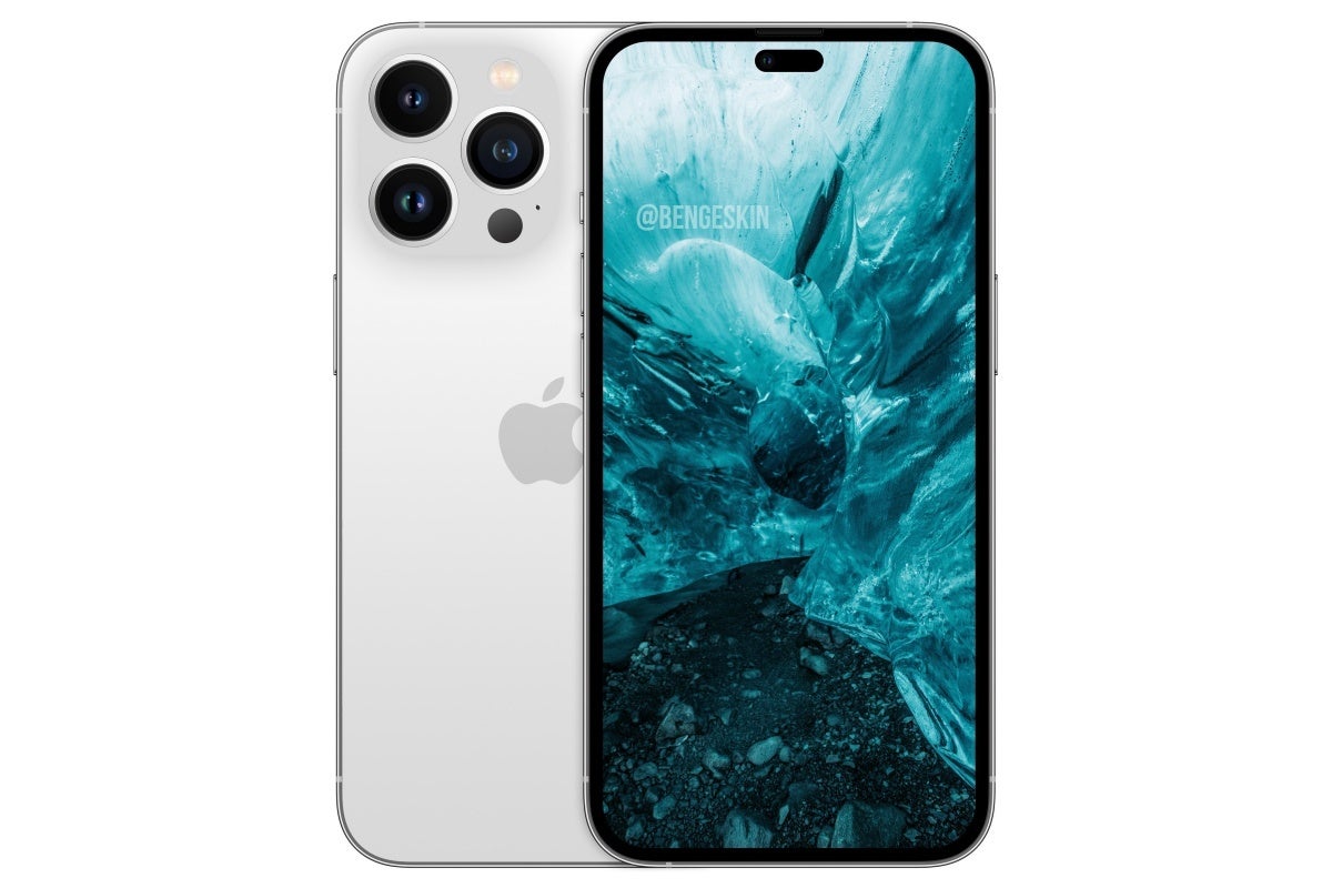 This is how the iPhone 14 Pro could look with an (imagined) pill-shaped hole punch - Yet another source &#039;corroborates&#039; Apple&#039;s iPhone 14 Pro hole punch plan