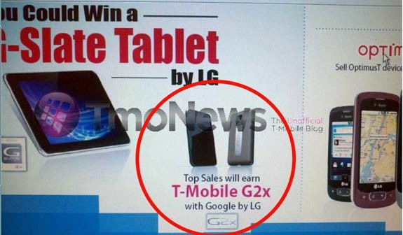 It looks like the LG Optimus 2X will come to the U.S. as the T-Mobile G2x - The dual core LG Optimus 2X is coming to the U.S. as the T-Mobile G2x?
