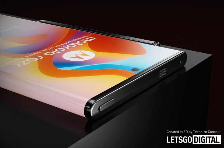 Image credit - LetsGoDigital, Technizo Concept - Motorola patents a crazy phone that’s all screen