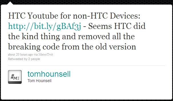 HTC&#039;s YouTube app for Windows Phone 7 now hacked for installation on any WP7 device