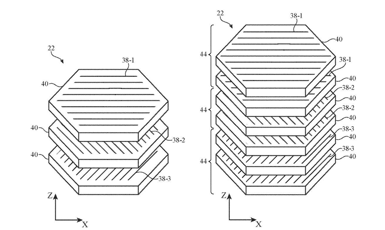 Apple Glasses could use a stack of lenses - Apple Glasses could also correct your vision, new patent shows