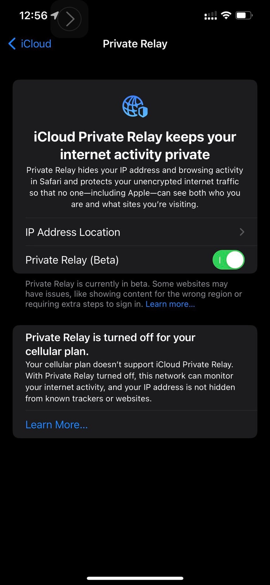 iCloud Private Relay T-Mobile warning - The iOS 15.3 update release will fix iCloud Private Relay warnings on T-Mobile plans