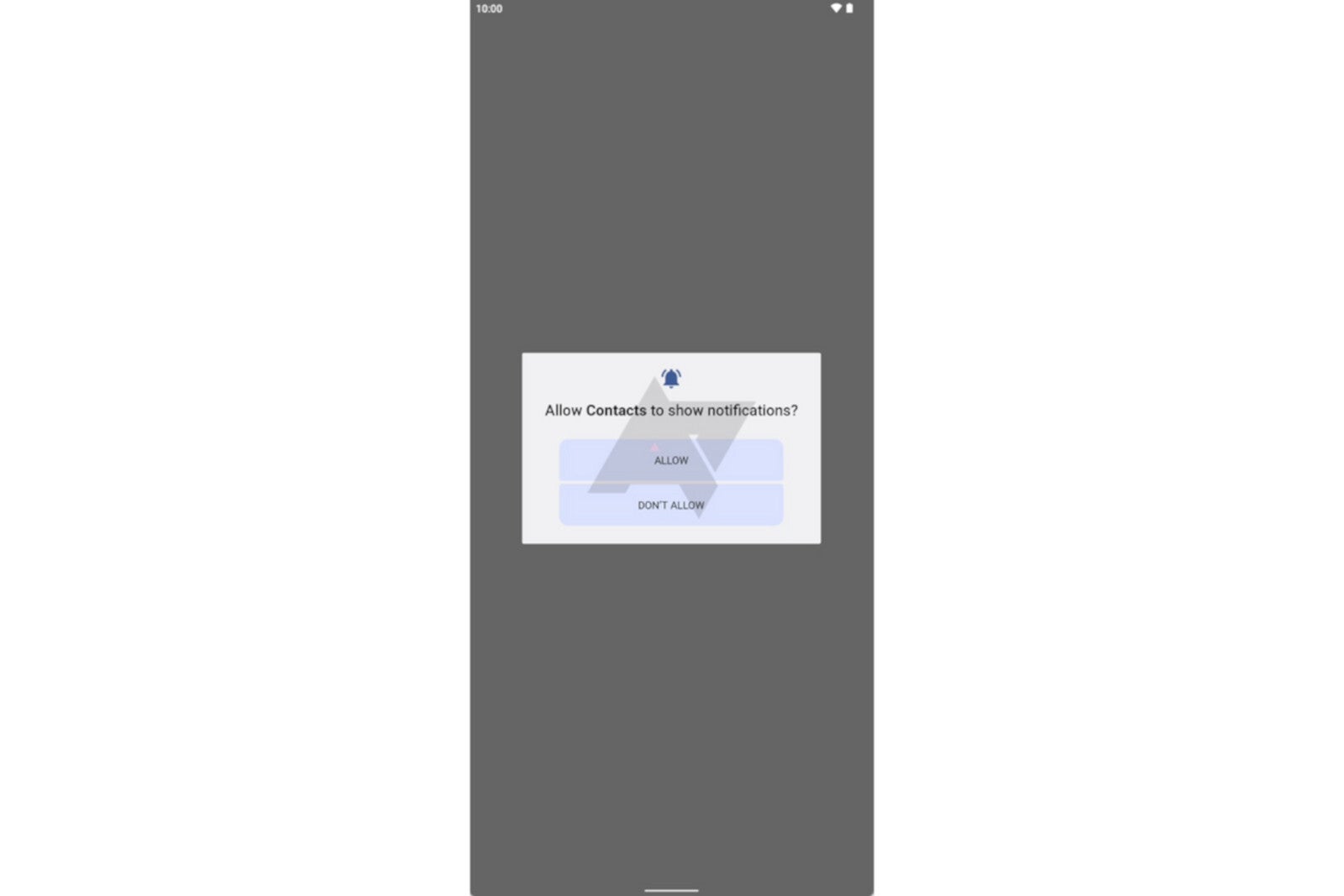 Leaked Android 13 screenshot: Notifications Permissions