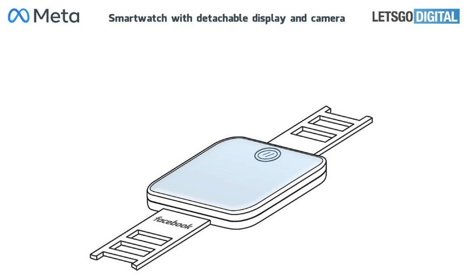 A new patent shows how the first Facebook smartwatch might look like