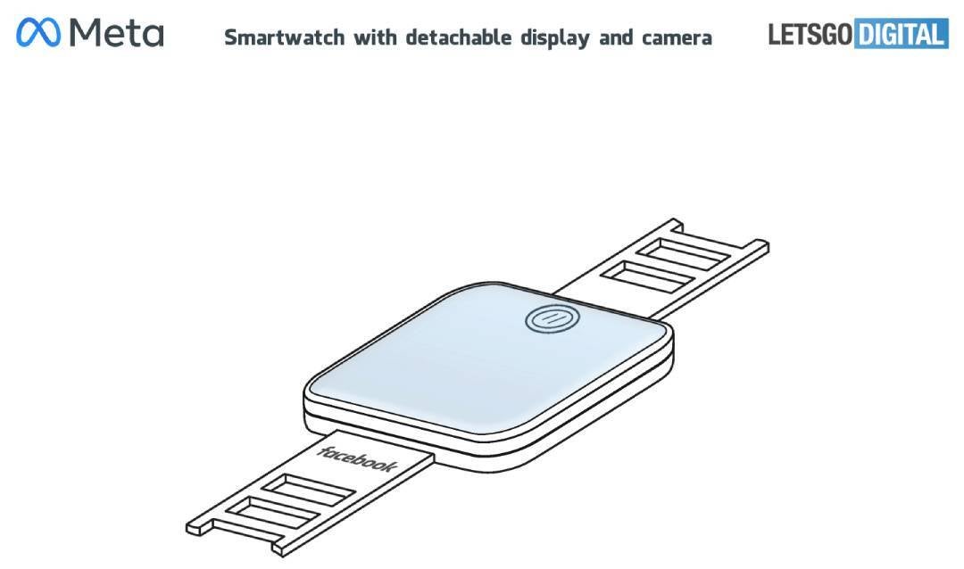 A new patent shows what the first Facebook smartwatch might look like