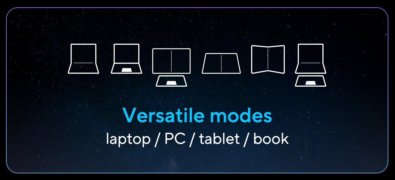 The many ways to use a Zenbook 17 Fold - Samsung patents laptop that folds over twice — like cheese!