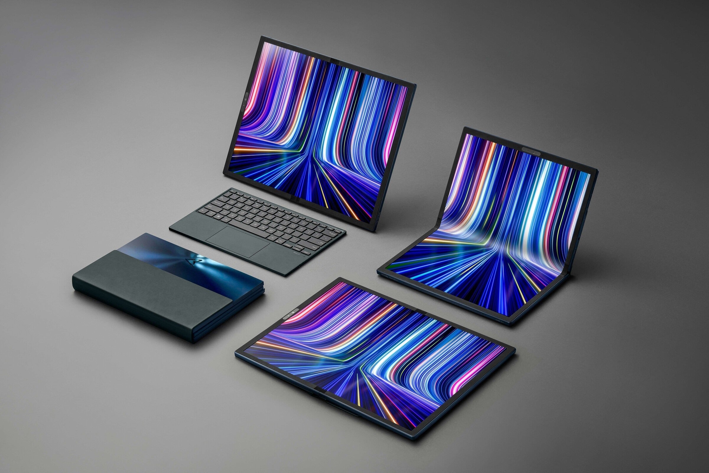 Zenbook 17 Fold OLED - Samsung patents laptop that folds over twice — like cheese!