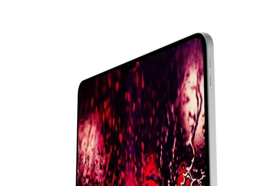 The iPad Pro render has a notch - 2022 iPad Pro may have a larger logo for wireless charging and iPhone 13-like camera