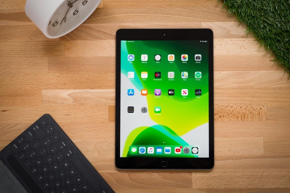 The 2022 iPad could greatly resemble even the 2019 iPad (pictured here) - Apple's cheapest iPad will probably get 5G this year too, but it's not all good news