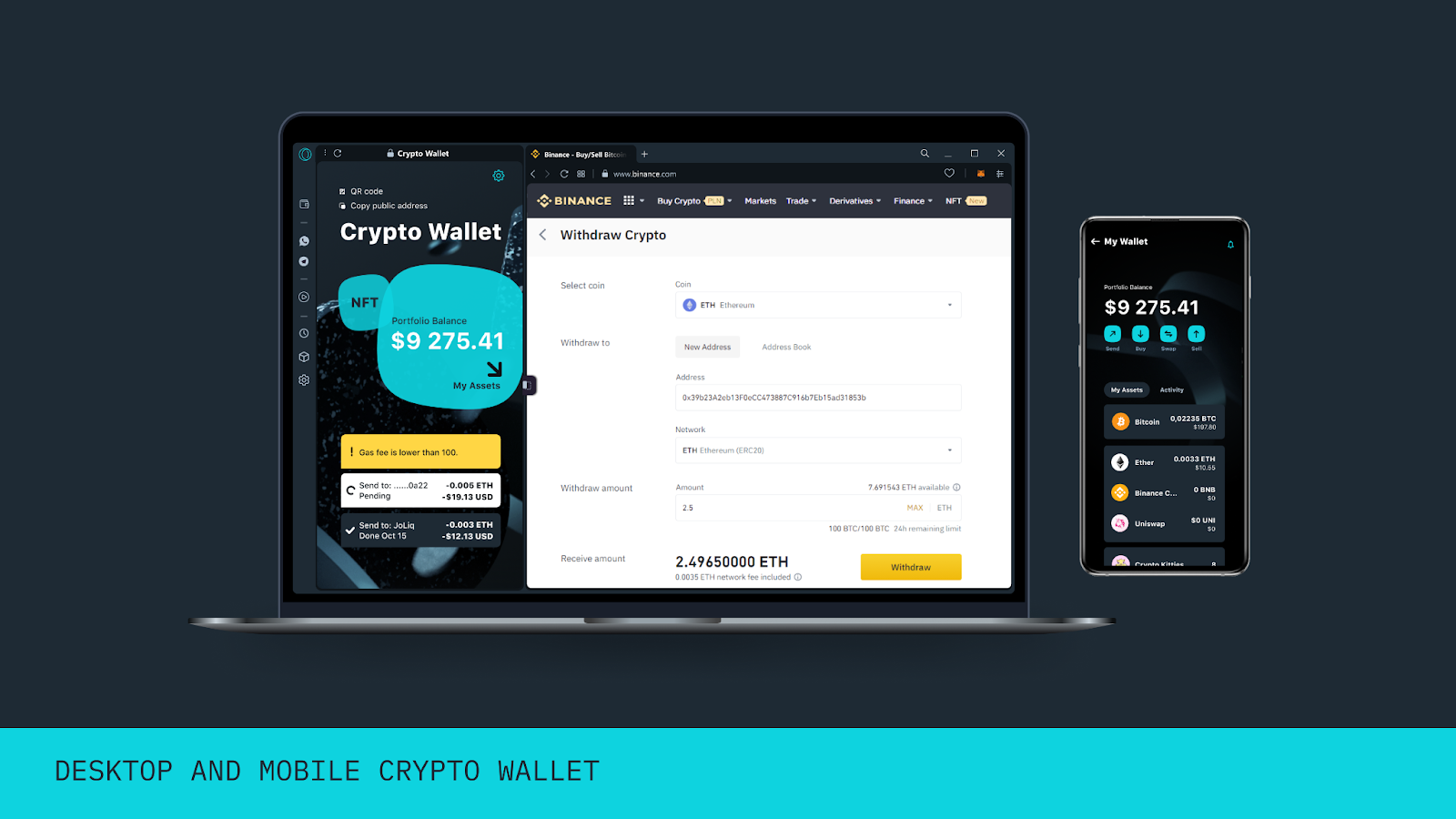 Opera&#039;s Crypto Browser features a built-in wallet - Opera launches crypto browser for Android, iOS version coming soon