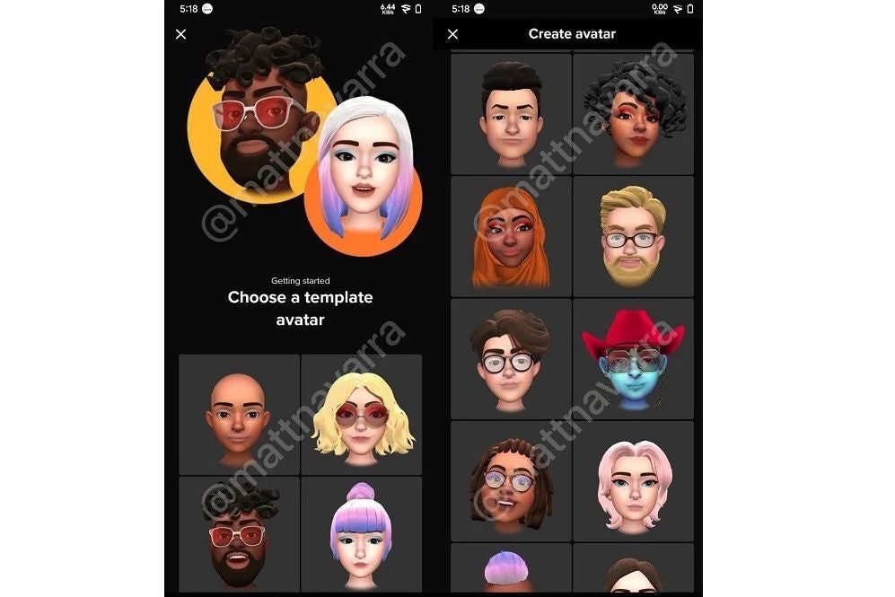 The new TikTok Avatars look a lot like Apple&#039;s Memoji - TikTok testing new Video Avatar Tools, audio-only live streams, and more