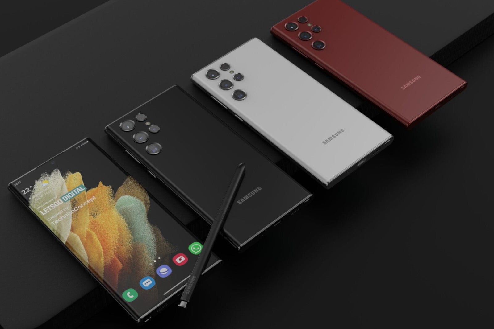 Galaxy S22 Series Renders - Netflix indirectly confirms Exynos 2200 launch with Galaxy S22