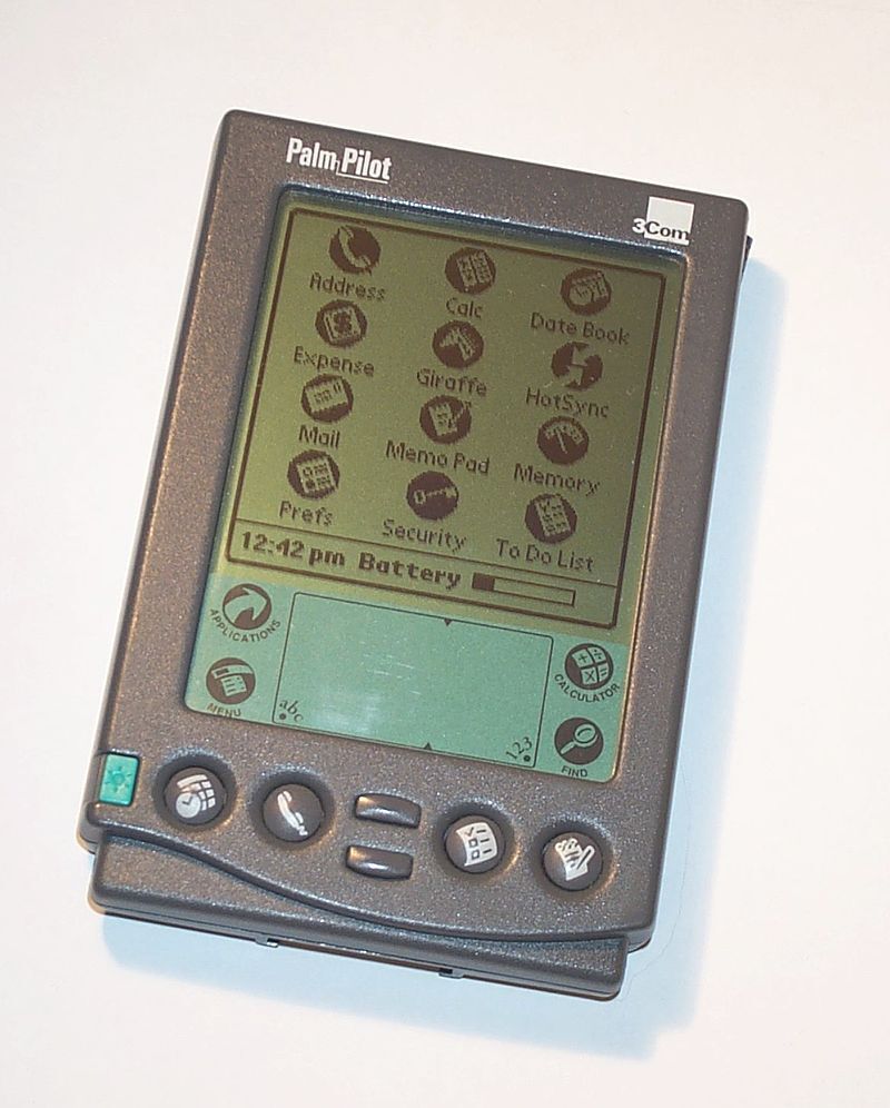 A 1997 PalmPilot Professional PDA | Photo credit - Letdorf - A look back at Apple's first tablet (not an iPad), and the journey to today