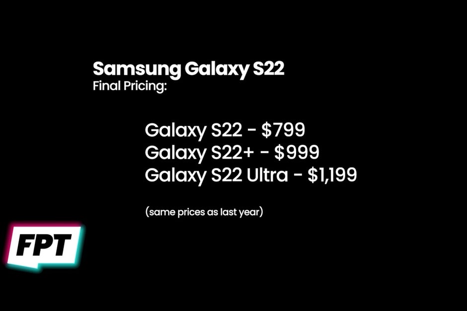 These could be Samsung's final US Galaxy S22 prices (this time for real)