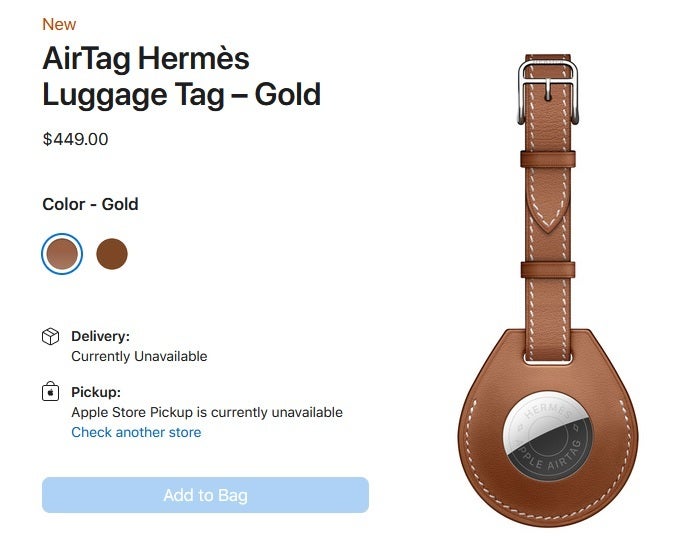 Apple sells an expensive Hermès luggage tag for $449 - Man gets busted trying to use Apple AirTag as stalking tool