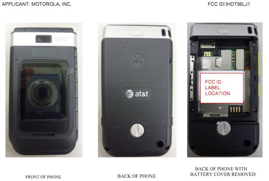 Unnamed rugged style flip set from Motorola bound for AT&amp;T is spotted over at the FCC