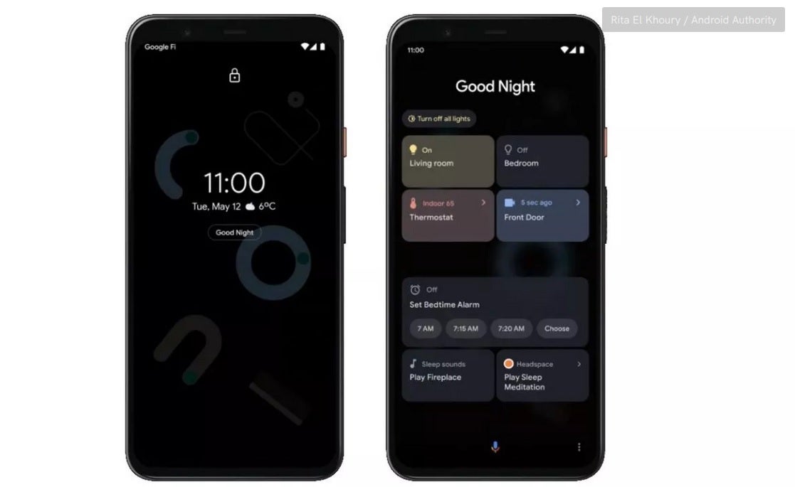 Screenshot showing Google's work on the At a Glance feature for Android 11 - Google tested a smarter, contextually aware full-page version of "At a Glance" for Android 11