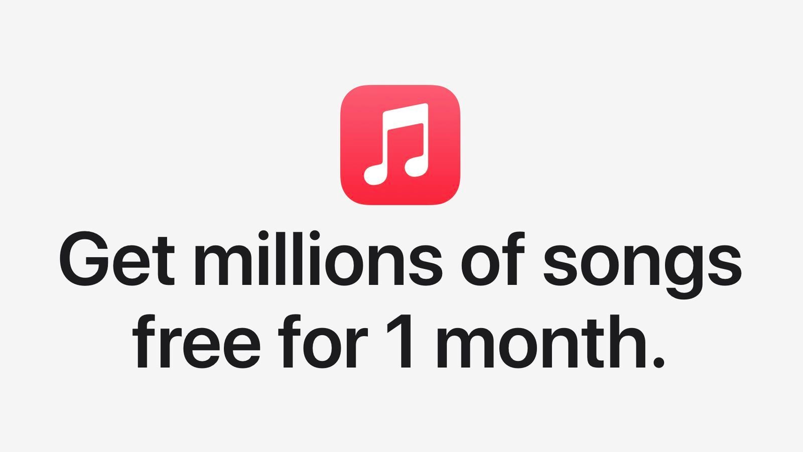 Apple reduces the length of Apple Music's free trial from three-months to one-month - Apple quietly and sharply reduces the free-trial period for Apple Music