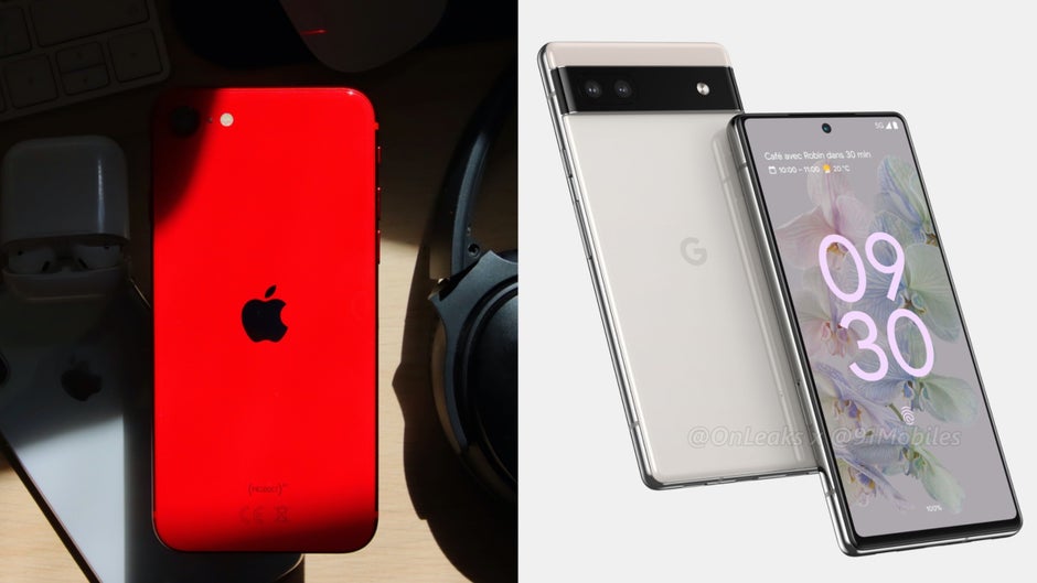 iPhone SE (left) and the alleged Pixel 6A (right). - Apple’s iPhone SE Plus 5G (2022): Tim Cook & Co urging to occupy the budget phone market