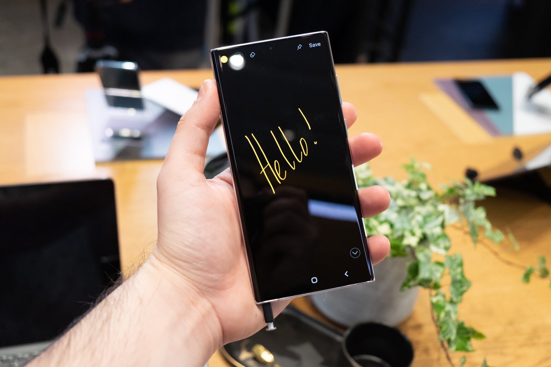 The new Galaxy S22 Ultra in flesh with its S-Pen - Get $50 off the Galaxy S22 phones with this PhoneArena-exclusive discount