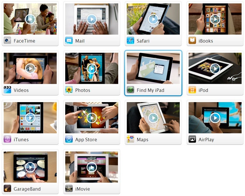 Apple posts 14 videos online to guide you through the iPad 2 features