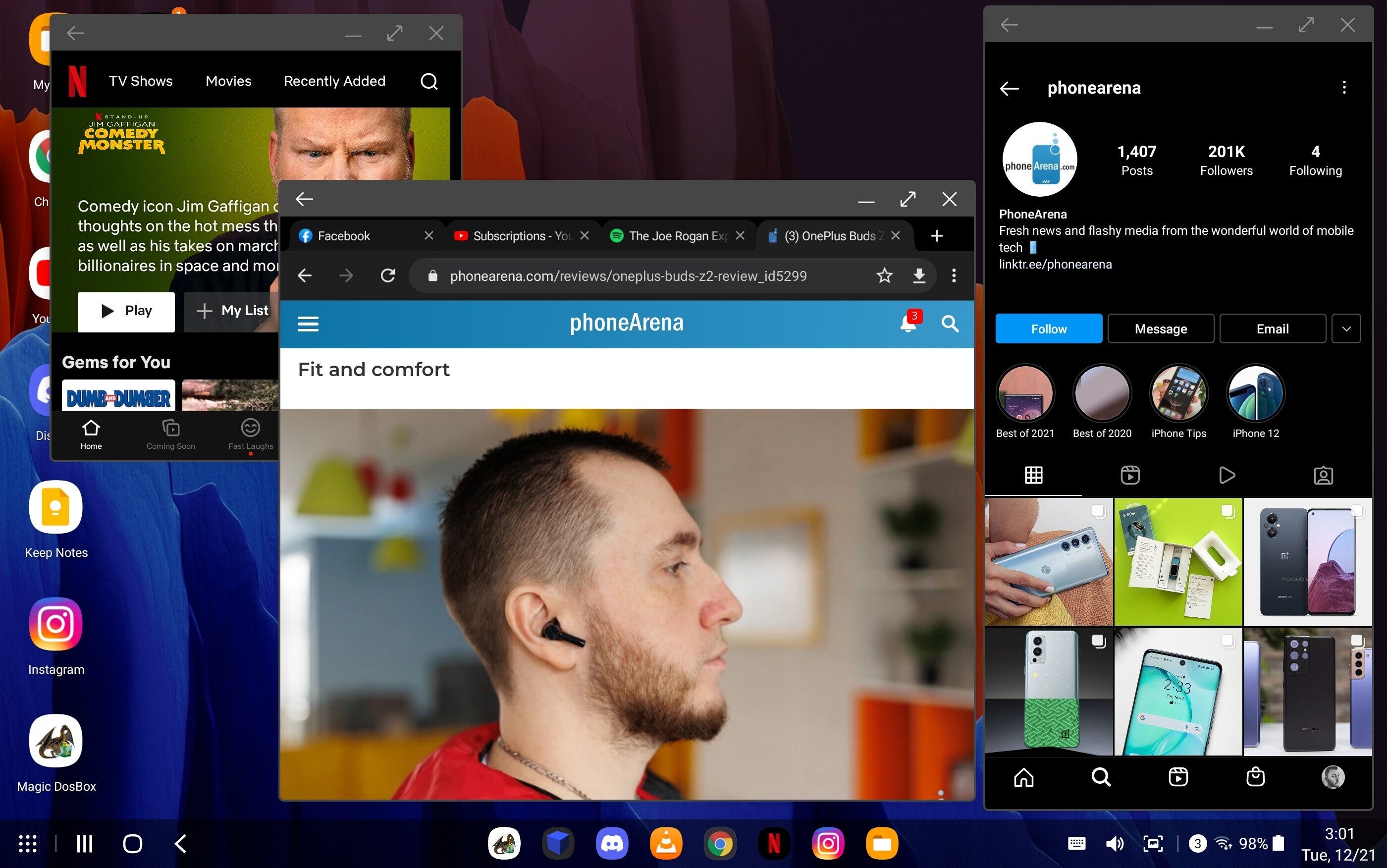 Samsung DeX in action - Samsung is improving the Android tablet experience in ways Google never bothered to (LumaFusion on Galaxy Tab S8)