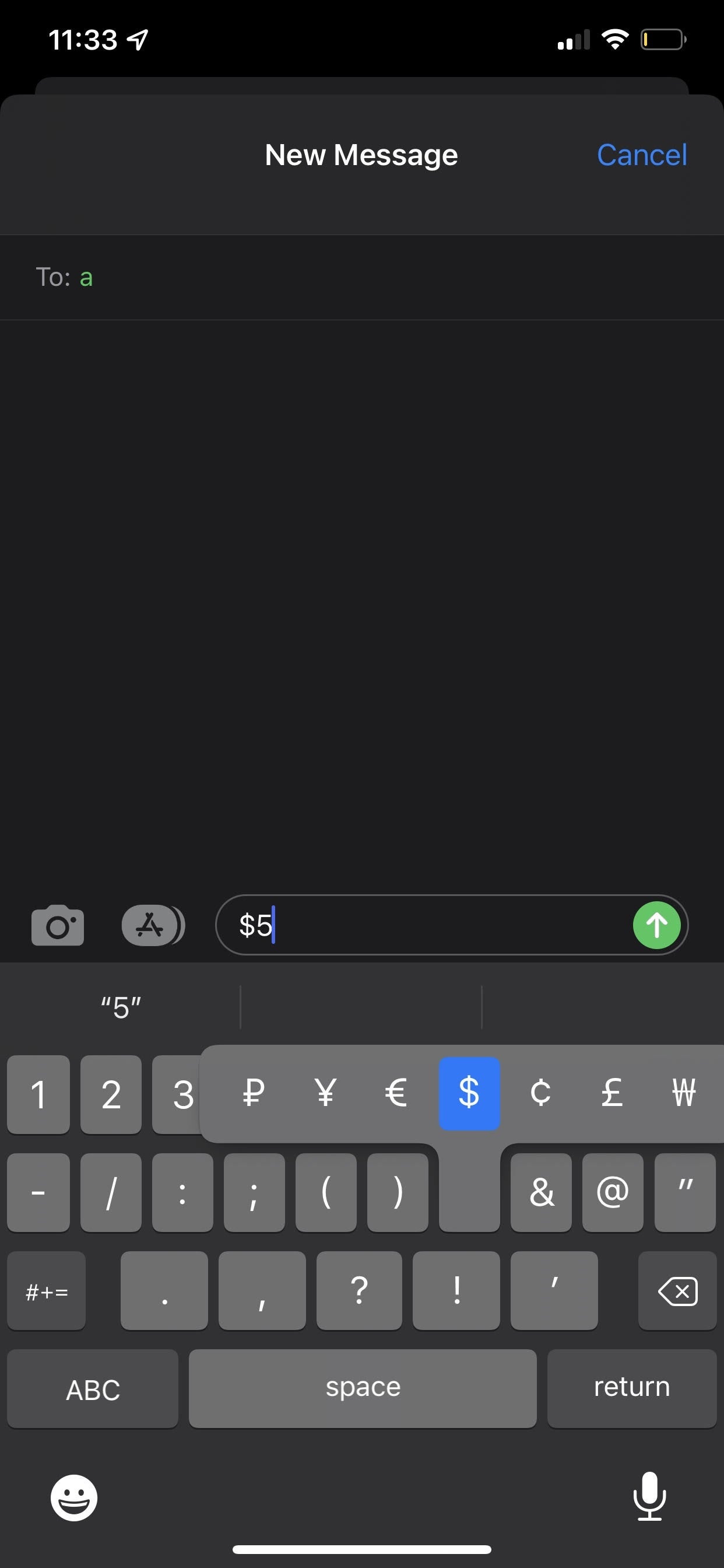 Long-press on the Dollar sign to type currency symbols - How to unlock special keys for the virtual QWERTY on your iOS or Android device