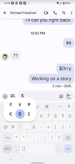 ...for accents on vowels and currency symbols - How to unlock special keys for the virtual QWERTY on your iOS or Android device
