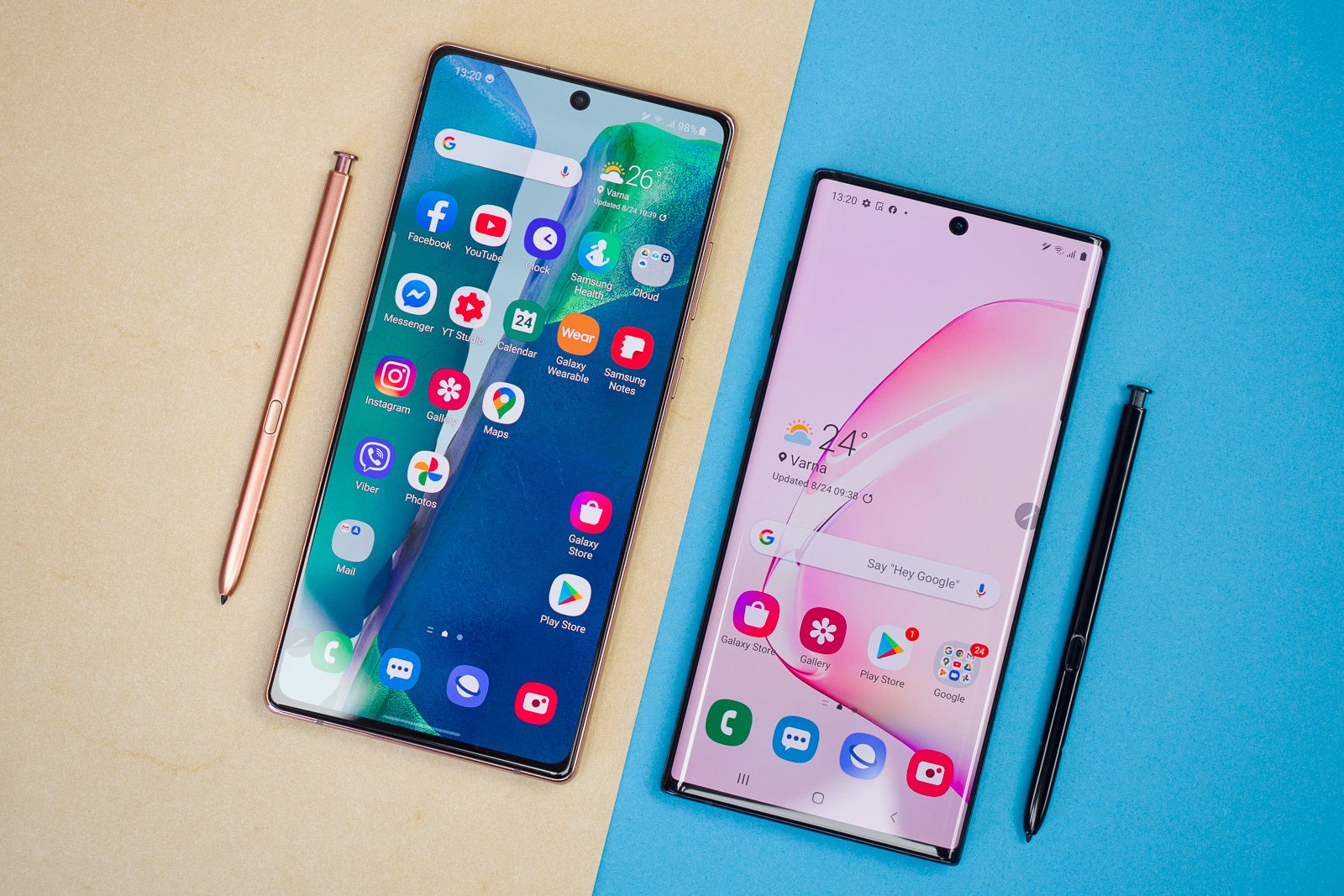 The Galaxy Note 20 and Note 10 look like the real predecessors of the S22 Ultra - iPhone 13, Galaxy S22 Ultra, and Pixel 6: new designs or blasts from the past?