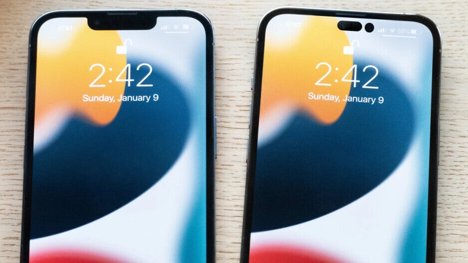 What the iPhone 14 Pro (right) might look like as compared to the iPhone 13 Pro (left); Concept by Ian Zelbo - Why iPhone 14 is finally getting 5-year-old Android tech in 2022