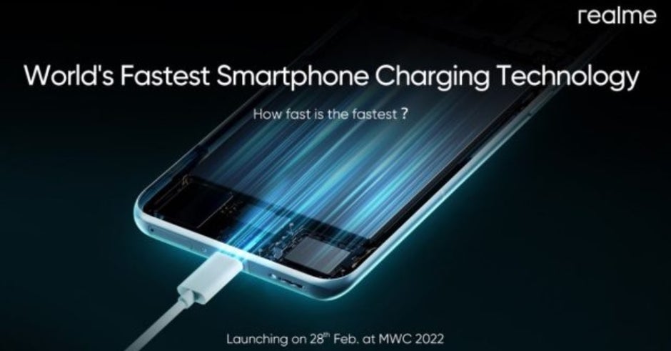 Realme will soon introduce the "World's Fastest Smartphone Charging Technology - Realme to reveal world's fastest smartphone charging system next week