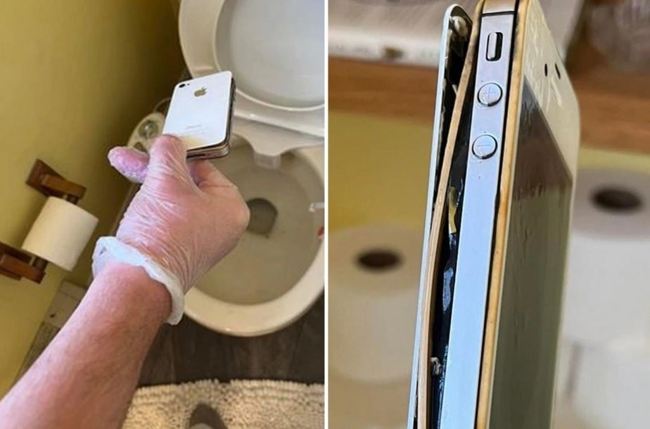 An iPhone that had gone missing was found clogging up the toilet 10 years later - Apple iPhone, missing for over a decade, is found inside toilet