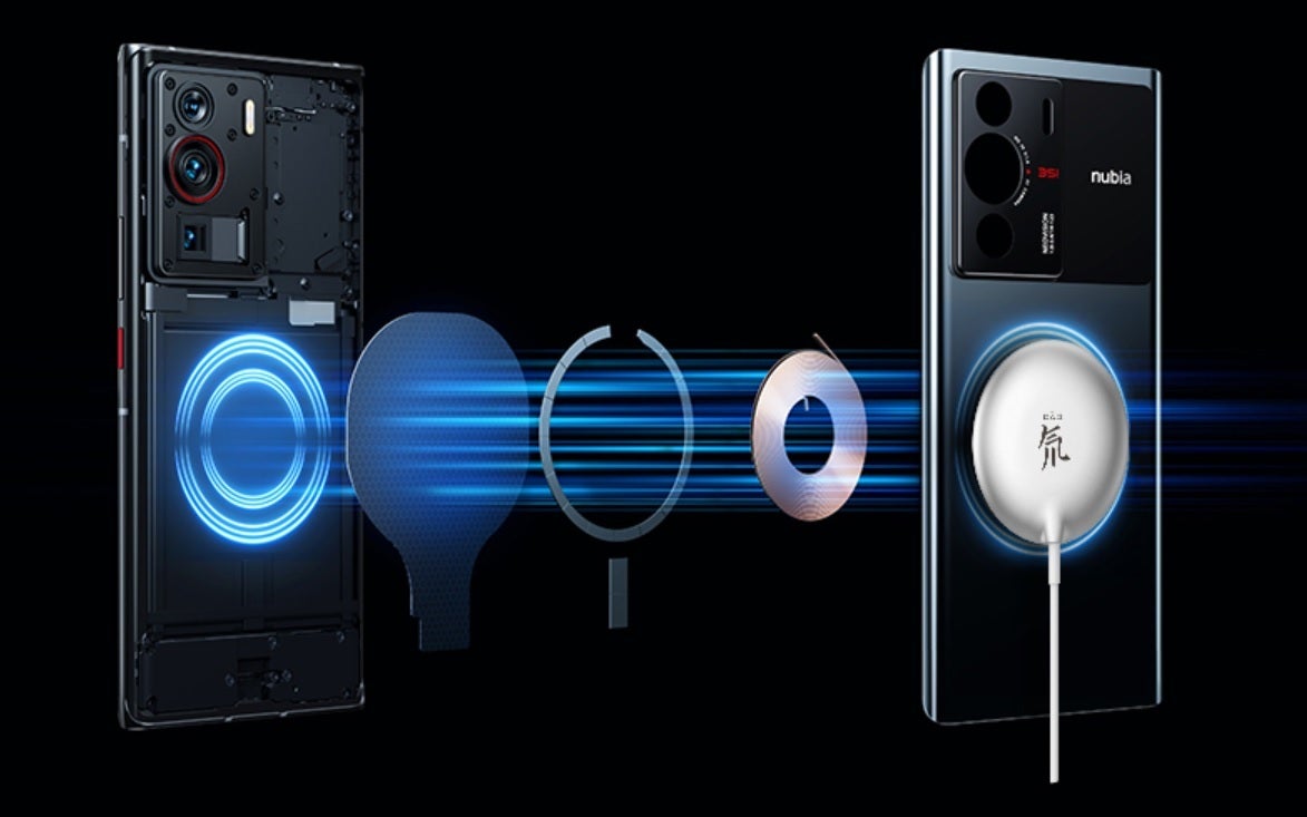 The ZTE Nubia Z40 Pro is the first Android phone to be equipped with magnetic charging - ZTE&#039;s Nubia unveils first Android to challenge iPhone&#039;s MagSafe magnetic charging