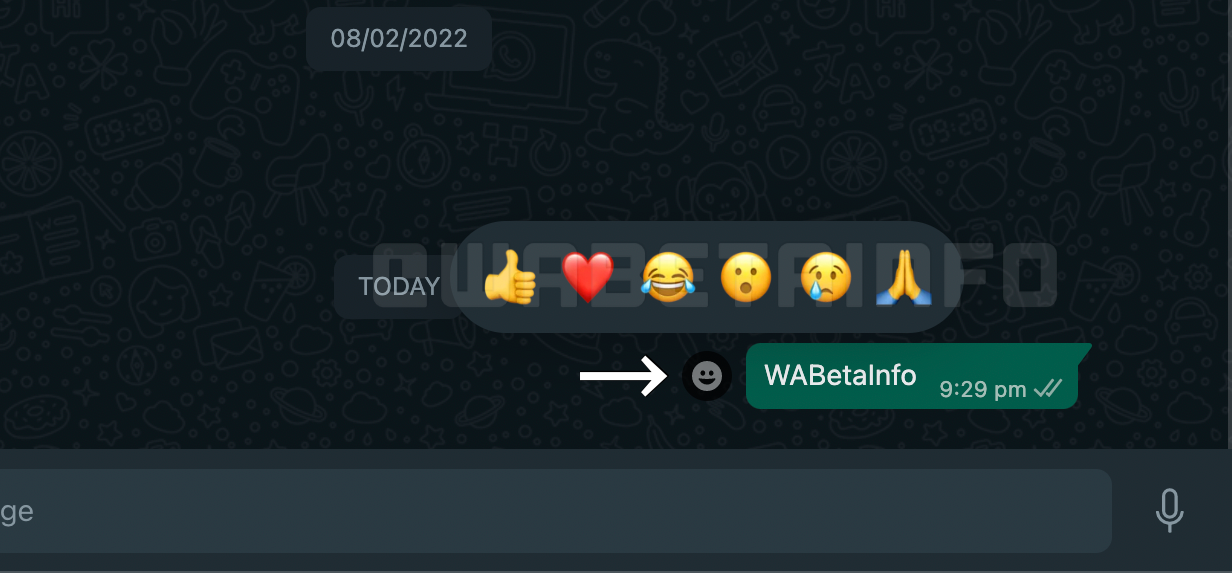WhatsApp beta for desktop shows how message reactions will look like - WhatsApp working on search message shortcut, message reactions, and more