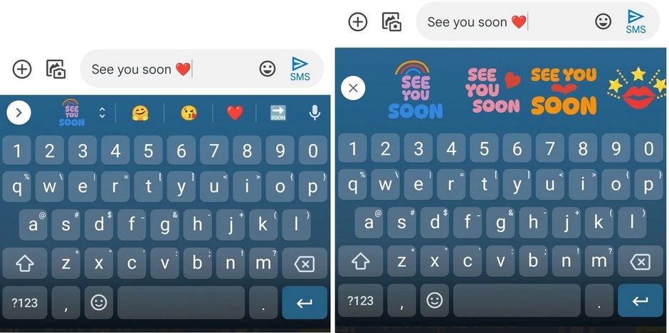 Google tests contextual sticker recommendations on Gboard - Google tests new feature for Gboard that delivers sticker recommendations based on text