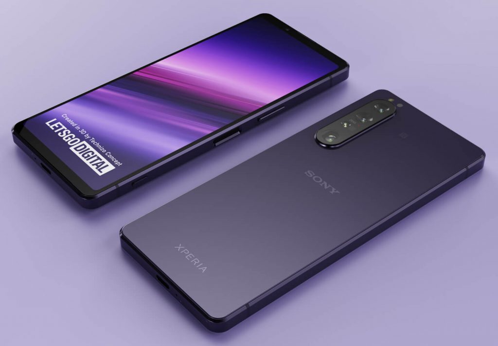 Render of the Sony Xperia  IV - Check out the latest renders of the 5G Sony Xperia 1 IV flagship model