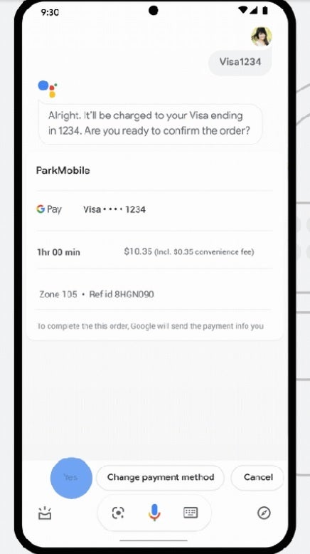 Use Google Assistant to help you feed and monitor the parking meter - Google Assistant can help keep you out of the rain when adding change to your parking meter