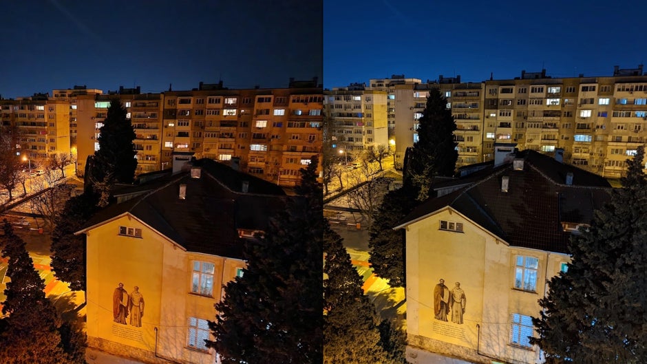 Our camera comparison shows the Pixel 6 Pro takes better low-light photos than the S22 Ultra. The Pixel's photo is on the right. - Galaxy S22, S22+, S22 Ultra: Only if Google Pixel 6 Pro didn’t exist…