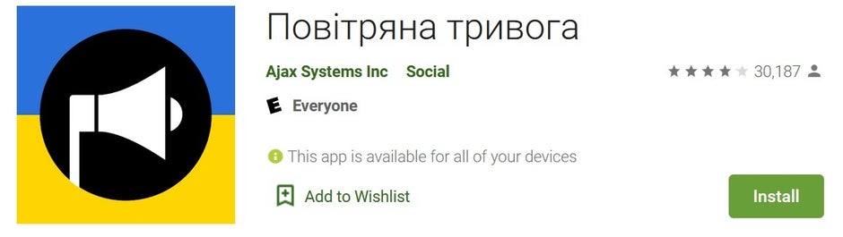 Besides adding native Air Raid Alerts to Android in Ukraine, Google has promoted the use of third party Air Raid Alert apps in the Play Store - Android users in Ukraine get a feature that no one but Putin wishes was necessary