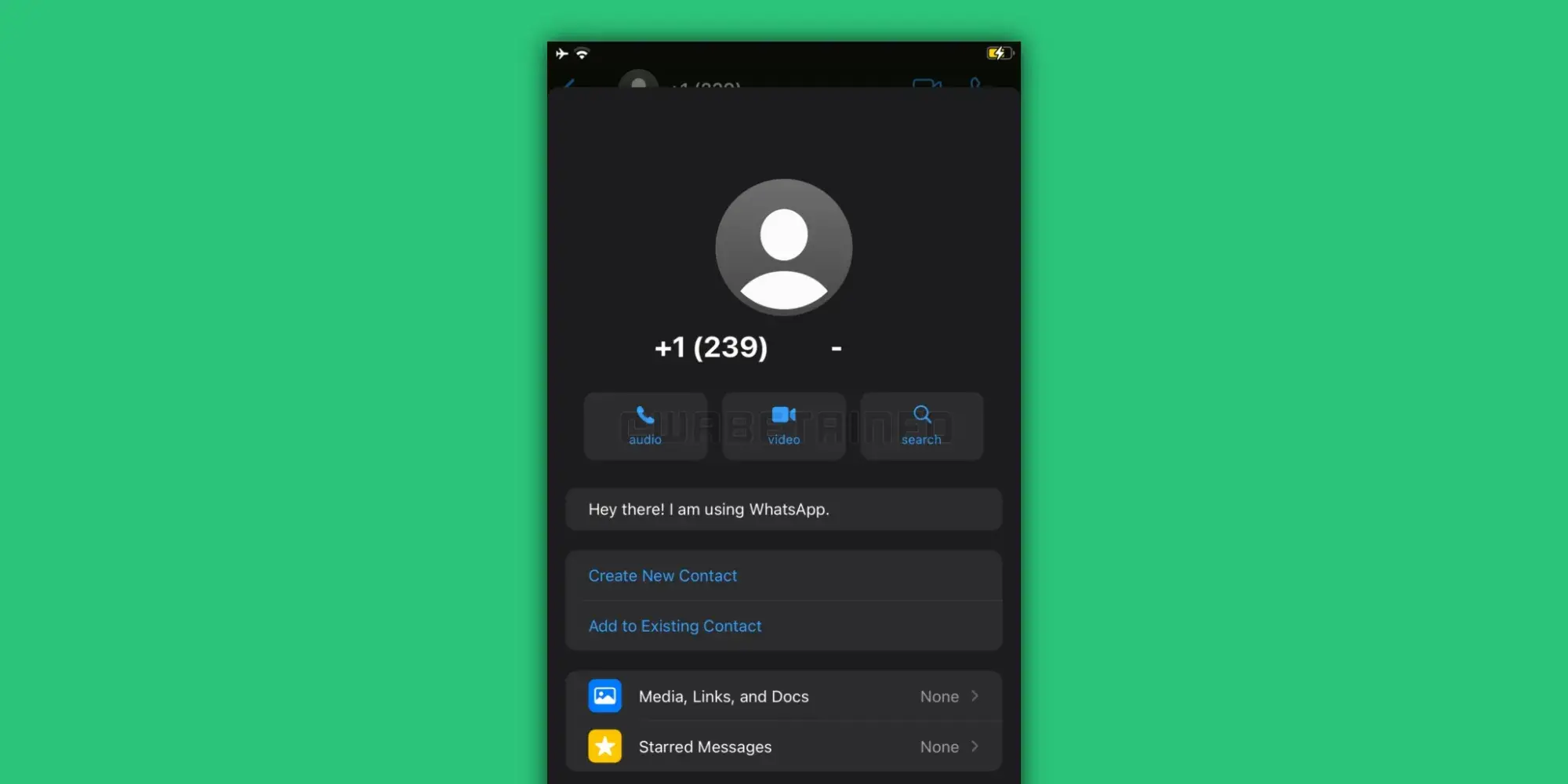 WhatsApp for iOS has a new Contact Info page in the works