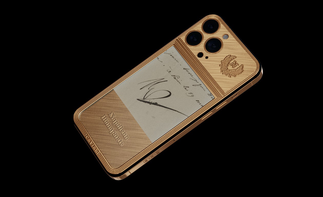 You can now buy a limited edition iPhone 13 Pro with an embedded famous signature