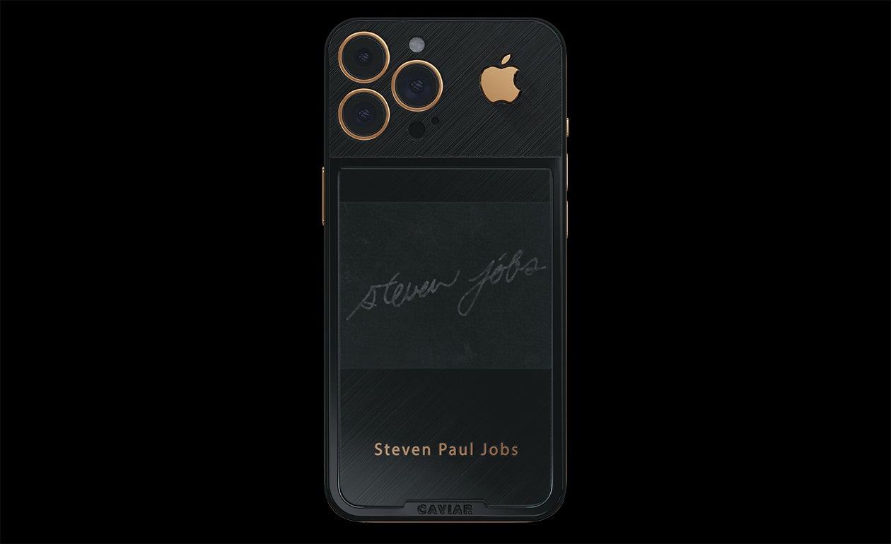 You can now buy a limited edition iPhone 13 Pro with an embedded famous signature